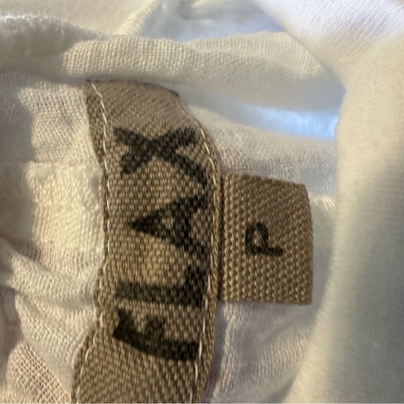 Flax Linen Slim Leg Pants Womens White Small - Picture 4 of 6